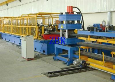 China Two Wave Guardrail Roll Forming Machine For Two W Beams Crash Barrier Tri for sale