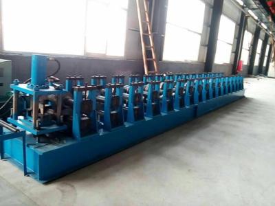 China GI. Carbon Steel Top Hat Channel Roll Forming Machine With 1.5 Inch Chain of Transmission for sale