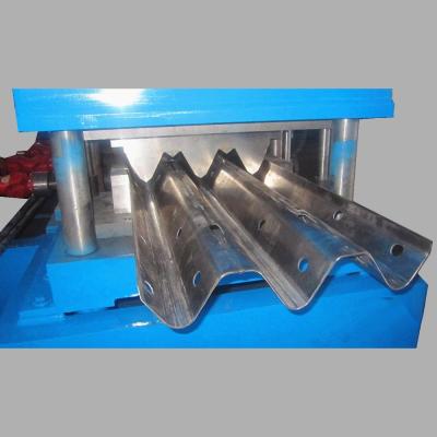 China Material Thickness 2 To 4mm Guard Railway Roll Forming Machine Hydraulic Power 5.5KW for sale