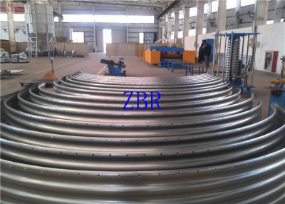 China PLC Actomatical Control Steel Silo Forming Machine , Corrugated Sheet Roll Forming Machine for sale