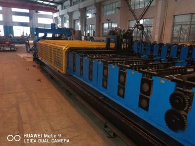 China PLC System Steel Silo Corrugated Side Panel Roll Forming Machine for sale