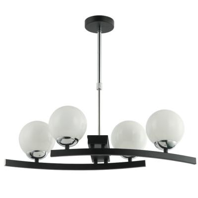 China Contemporary Modern Chandelier For High Ceilings Contemporary Black Chandeliers Luxury Living Room Chandelier (CG-676/4S) for sale