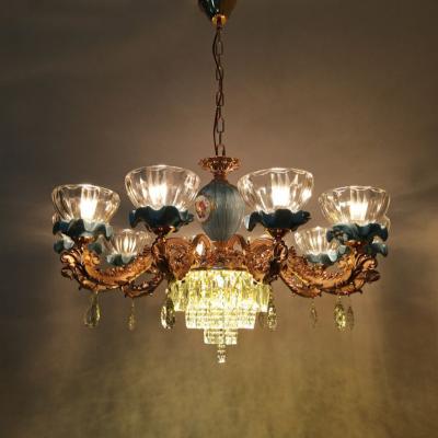 China Wholesale Price Contemporary Luxury LED Crystal Chandelier Modern Source and European Style Crystal Chandelier (FX6615-10P) for sale