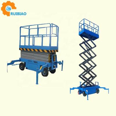 China Safety Easy Operation Mini Pallet Warehouse Mobile Stationary Manual Hydraulic Electric Scissor Car Lift Platform Price for sale