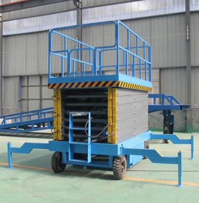 China Easy operation safety convenience factory sell mobile scissor lift / hydraulic lift table for sale