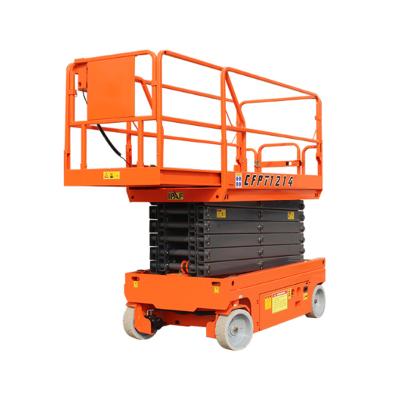 China Mobile Easy Hydraulic Scissor Convenience Safety Operation Lifting Platform and Mobile Scissor Lift for Car Garage Quick Repair for sale