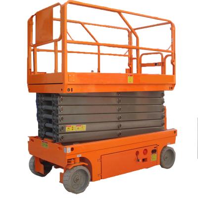 China Easy Hydraulic Power Scissor Lift Package/Scissor Lift Hydraulic Convenience Safety Operation Drive Motor for sale