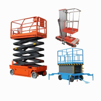 China 4m 6m 8m 10m 12m 14m 16m Hydraulic Electric Scissor Lift Self Propelled Mobile Aircraft Diversion Lift 18m for sale