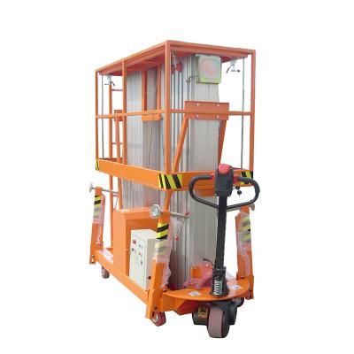 China Hydraulic Aluminum Lift / Aluminum Alloy Mast Man Vehicle Mounted Aerial Lift for sale