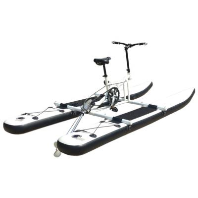 China High quality water entertainment sea cycle water bike single pedal floating inflatable boats for sale for sale