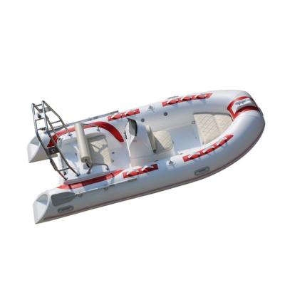 China Leisure 3.9m 6 person hypalon boats fiberglass inflatable fiberglass fishing inflatable rib rib boat with motor for sale for sale