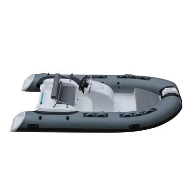 China Leisure Motorboat 3.9m Inflatable Rubber Boat With Front Cabin for sale