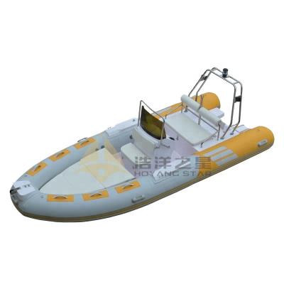 China Fiberglass china 480 RIB hypalon zodiac boat inflatable rubber motorboat for sale