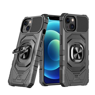 China Shockproof Hot Selling Amazon Phone Case For iPhone 14 Pro; For Samsung A023 USA Version with Screen Protector Kickstand Cover for sale