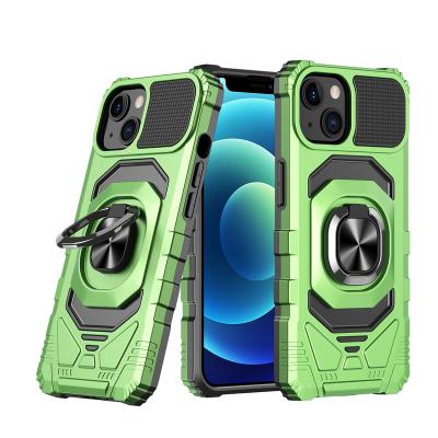 China Shockproof Shockproof Phone Case for iPhone 14 Pro Max 6.7; for Motorola G Power 5G 2023 Magnetic Ring Holder Kickstand Cover for sale