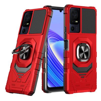 China Shockproof For TCL 40XE 30XE ​​20XE 20R 30SE 40SE 30 Plus A3 A30 A3X 40XL Ring Holder Mount Car Mobile Phone Case Cover for sale