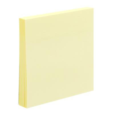 China 3 Inches*3 Color Self Adhesive Sticky Note Paper Yellow Premium Sticky Notes for sale