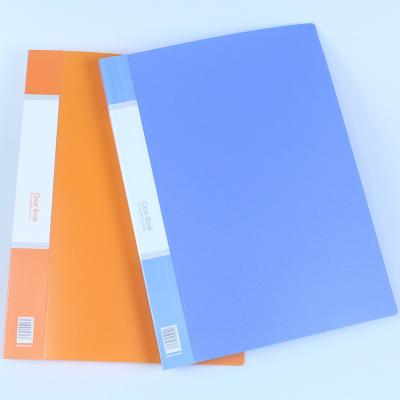 China 20 PCS Eco-friendly Plastic A4 Pockets Clear Plastic Display Book PVC Cover A4 Pocket Folder for sale