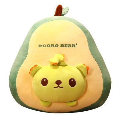 China High Quality Soft Stuffed Plush Skin Friendly Avocado Avocado Toy Pillow for sale