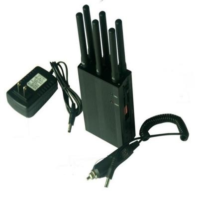 China Handheld 3G 4G Wimax GPS Bluetooth Signal Jammer for sale