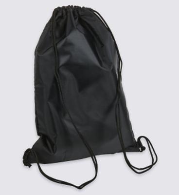 China Gift Bag Black Children's School Drawstring Bag for sale