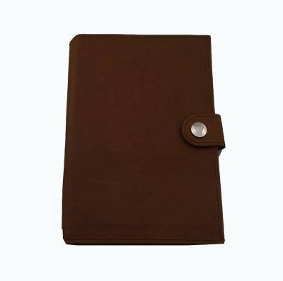 China High Quality Genuine Leather Travel NATIONAL Brown Passport Holder for sale