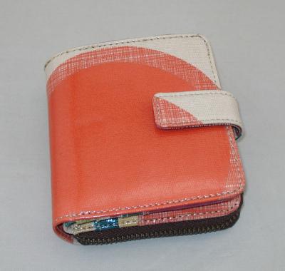 China Quality Waterproof PVC Coated Canvas Girls Wallet For Fashionable Women for sale