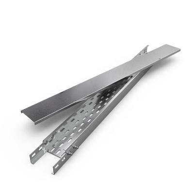 China Corrosion Resistance Material Metal Aluminum Steel Wireway Perforated Cable Tray Various With Cover for sale