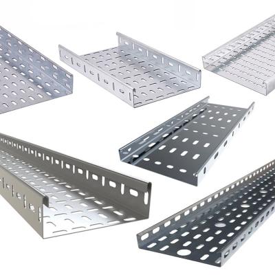 China Corrosion Resistance Pre Galvanized Cable Tray Affordable Hot Dip Galvanized Perforated Tray Cable Tray for sale