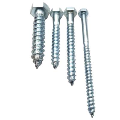 China HORSES DIN 571 304 Hex Screw Fasteners Stainless Steel Wood Screw High Strength For Wooden House for sale