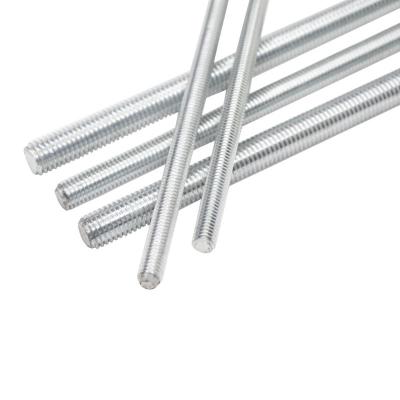 China General industry din975 fasteners galvanized 304 stainless steel rod zinc fully threaded stud bolts all thread rod for sale