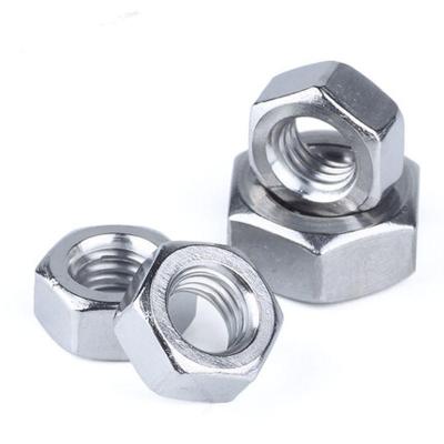 China Heavy Industry DIN934 Galvanized Hex Nut Wholesale Price Export Stainless Steel Hex Nuts for sale