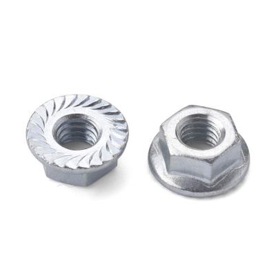 China DIN6923 Heavy Industry Carbon Steel Stainless Steel Serrated Steel Hex Flange Nut for sale