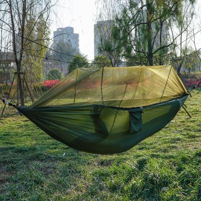 China Durable Portable Hammock For Camping Hanging Bed With Sleeping Mosquito Net Hammock for sale