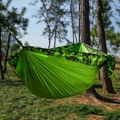 China Durable wholesale portable outdoor printed hammock, camping printed hammock with straps for sale