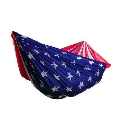 China Durable Outdoor Hammock Printing Flag Printing Hammock, Parachute Parachute Cloth Printing Hammock for sale