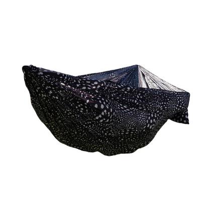 China Wholesale Durable Nylon Parachute Travel Print Portable Backpacking Soft Hammock for sale