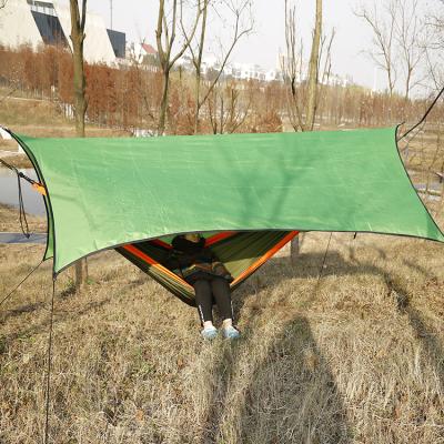 China Durable Waterproof Rain Fly Shelter Hammock Tarp, Sunshade Camping Hammock Tarp Cover for sale