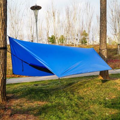 China Durable Rain Fly Waterproof Camping Tent Hammock Tarp , Lightweight Hammock Tarp For Outdoor Hiking for sale