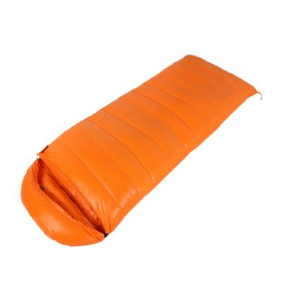 China Waterproof/Comfort/Soft/Warm Camping 1800g Duck Down Sleeping Bag Cold Weather Double Down Filler Outdoor Sleeping Bags for sale