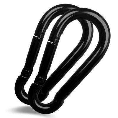 China Durable Round Shape Hook Loop Carabiner Clip Carabiner Key Chain Clip Portable Main Clip for sale