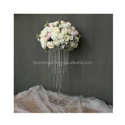 China Wedding Decoration Flower Arrangement Wedding Table Centerpieces Pedestal Display Wedding Decorative Flower Stands for sale