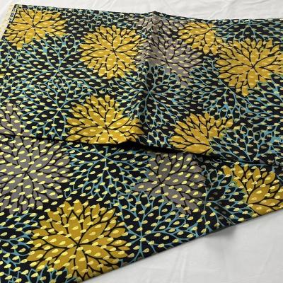 China High Quality Waterproof African Golden 100% Woven Polyester Fabric Printed Customizable Suede 150d*144f Weft Make-to-Order for sale