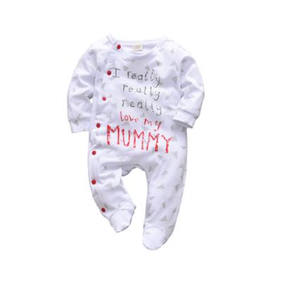 China Comfotable 2019 Hot Selling Newborn Baby Clothes Baby Rompers 100% Cotton Baby Boy Clothes for sale