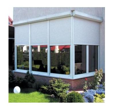 China Remote Control Aluminum Shutter Remote Control Window For Sun Shade for sale