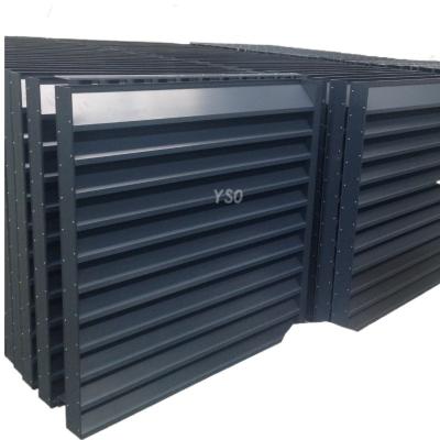 China Modern Aluminum Alloy Horizontal Louvered Windows And Exterior Aluminum Doors Wall Canopies for sale