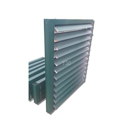 China Modern Factory Customized Electric Vertical Ventilation Automatic Aluminum Cavity Flat Blade Louvers For Doors And Windows for sale