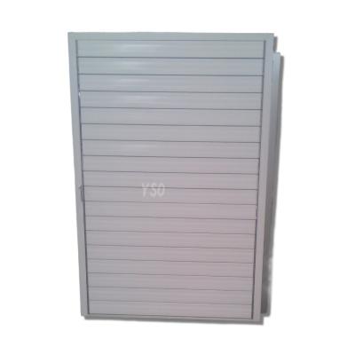 China Latest Modern Designs Sound Insulation Fixed Aluminum Louver Windows Blinds External Louvers for sale