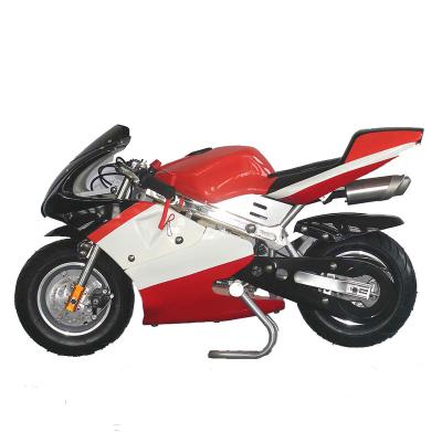 China Cheap Fashion Two Wheels Mini Kids 47cc Pocket Bike 1050*330*600mm for sale