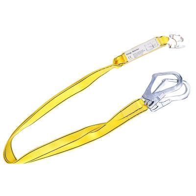 China Safety Harness GuDe Fall Protection Webbing Harness Double Rope Hook Double Large With Small Hook Safety With Shock Absorber for sale